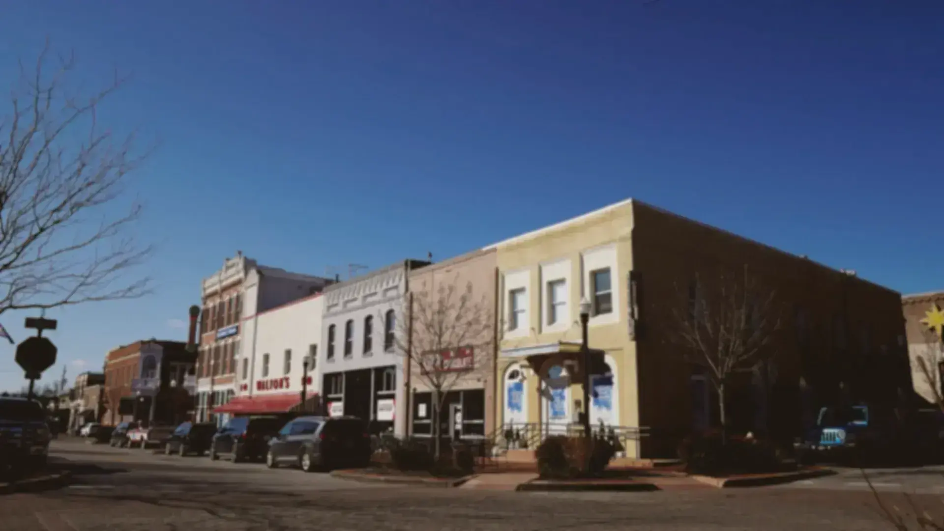 Scenic downtown Bentonville, Arkansas